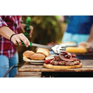 BBQ SPATULA TONG COMBINATION GRILLING TOOL - view 2