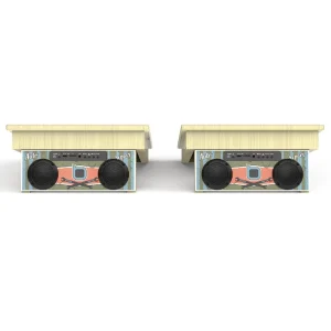SMALL CORNHOLE BOARD SET WITH BLUETOOTH SPEAKER - view 3