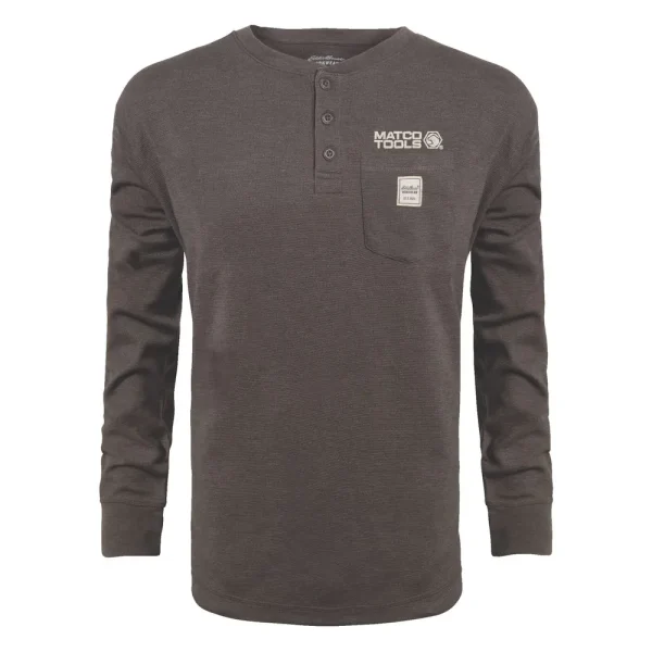 EDDIE BAUER WAFFLE HENLEY – 3XL