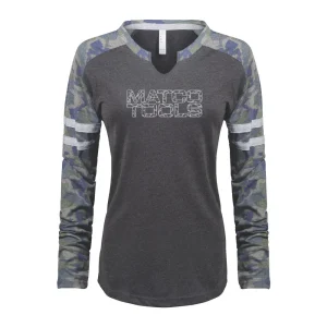 WOMEN’S CAMO FRINGE LONG SLEEVE T-SHIRT – 2XL