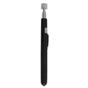 POCKET SIZE TELESCOPIC MAGNETIC PICK-UP TOOL WITH POWERCAP – BLACK HANDLE