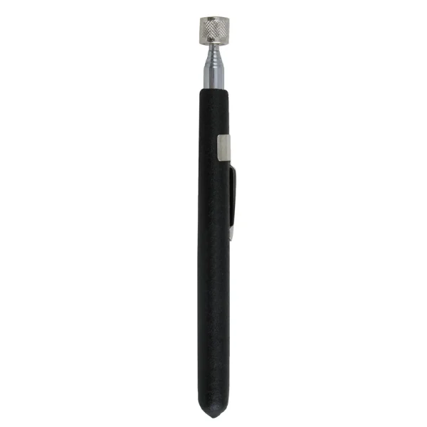 POCKET SIZE TELESCOPIC MAGNETIC PICK-UP TOOL WITH POWERCAP – BLACK HANDLE