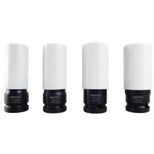 4 PIECE HEX GRIP PROTECTIVE LUG NUT EXTRACTORS - view 2