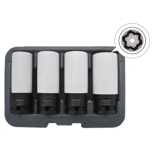 4 PIECE HEX GRIP PROTECTIVE LUG NUT EXTRACTORS - view 3