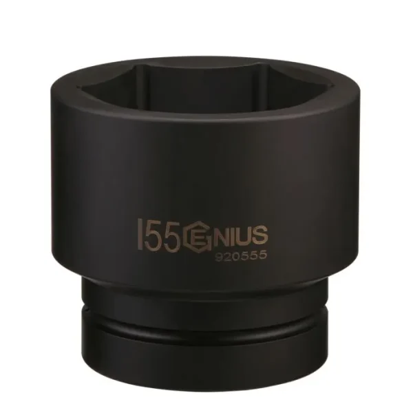 Genius Tools 2-1/2″ Dr. 2-7/16″ Jumbo Impact Socket (CR-Mo) – 920778