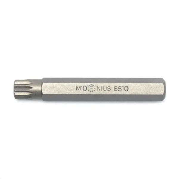 Genius Tools 10mm Hex Shank, M10 Triple Square Bit 88mmL – 8510