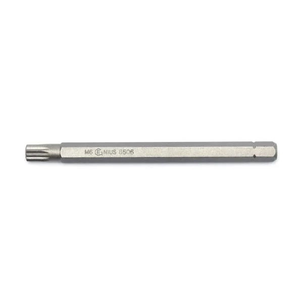 Genius Tools 1/4″ Hex Shank, M6 Triple Square Bit 88mmL – 8506