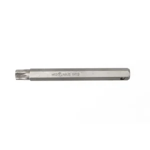 Genius Tools 12mm Hex Shank, M12 Triple Square Bit 125mmL – 8612