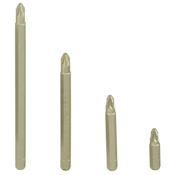 Genius Tools 1/4″ Hex Shank, PZ 1 Posidriv Screwdriver Bit 88mmL – 1511