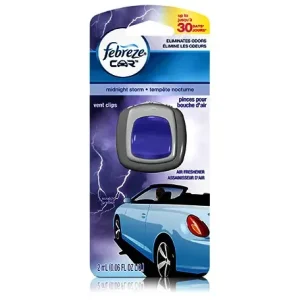 Febreze 0.06 Ounce Midnight Storm Vent Clip Air Freshener – 81116