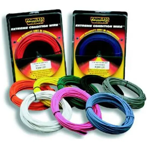 Painless Wiring Black, Green 18 Gauge Electrical Wire – 71855
