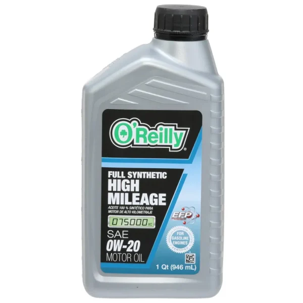 O’Reilly Full Synthetic Motor Oil 0W-20 1 Quart – HI-SYN0-20