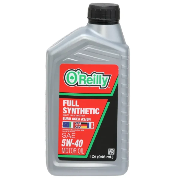 O’Reilly Full Synthetic Motor Oil 5W-40 1 Quart – SYN5-40