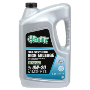 O’Reilly Full Synthetic Motor Oil 0W-20 5 Quart – HISYN0-20-5QT