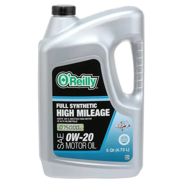 O’Reilly Full Synthetic Motor Oil 0W-20 5 Quart – HISYN0-20-5QT