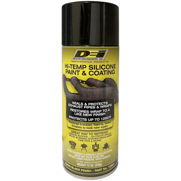Design Engineering Black High Heat Spray Coat – 010301