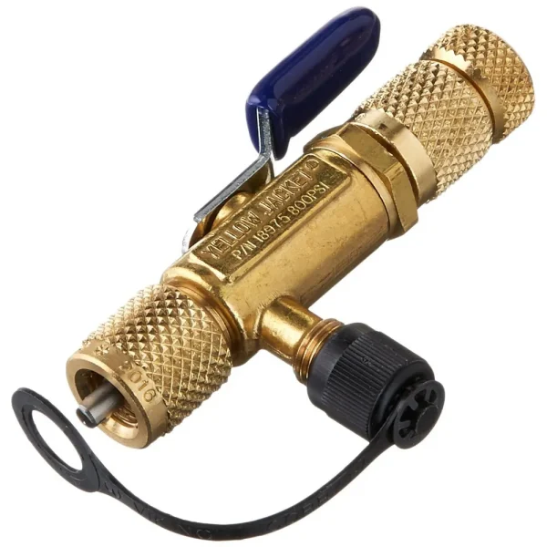 Yellow Jacket Vacuum Charge Valve with Side Port 1/4″ Size (18975)