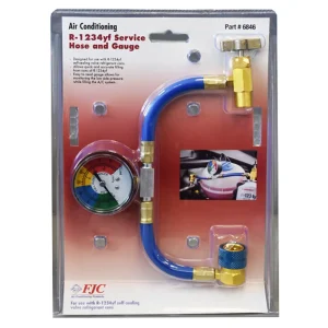 FJC R-1234yf Service Hose and Gauge for A/C System Maintenance (6846)