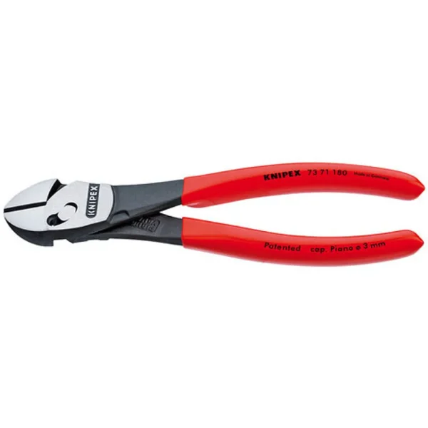 Knipex TwinForce Diagonal Super Cutter Comfort Grip 7-1/4″ (7372180BK)