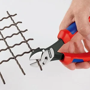 Knipex TwinForce Diagonal Super Cutter Comfort Grip 7-1/4″ (7372180BK) - view 2