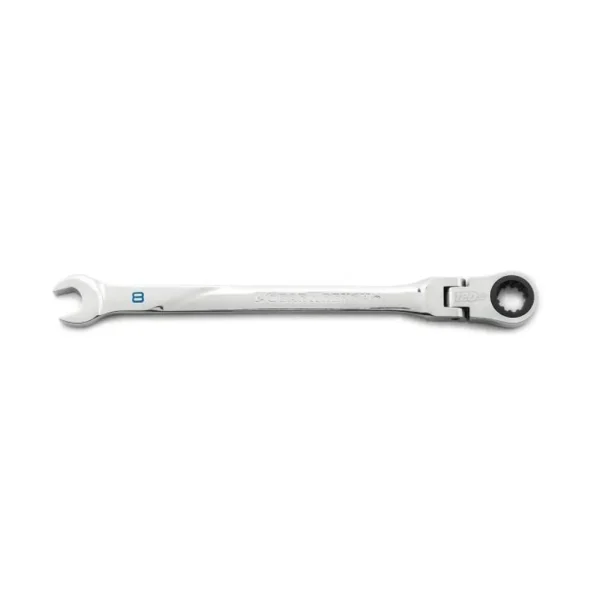 Gearwrench 86208 8mm 120XP Universal Spline XL Flex Combination Ratchet Wrench