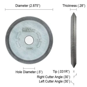 Ilco 3.875″ 19MC Key Machine Replacement Milling Cutter (BC0015XXXX)