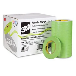3M 3/4″ Scotch 233+ Premium Automotive Masking Tape (26334CS)
