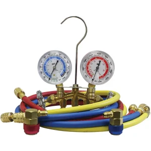 Mastercool A/C Manifold Gauge Set R134A With 60″ Hoses For Auto A/C (66661)