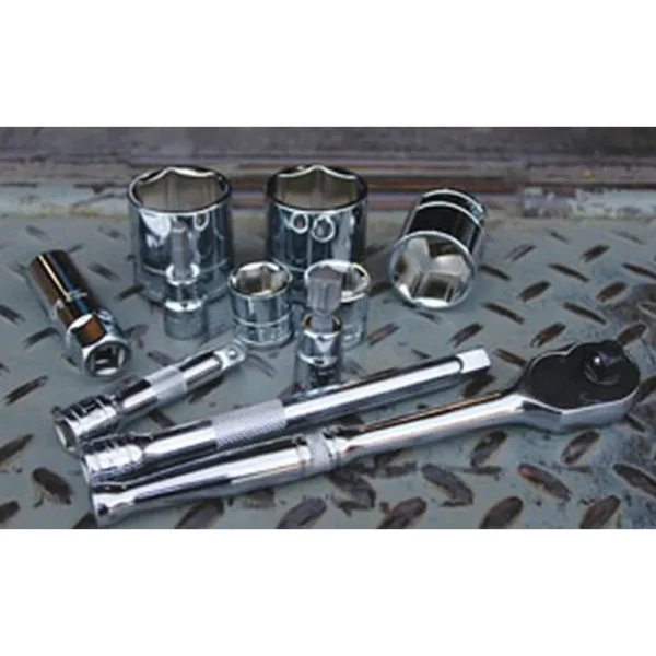 ATD Tools 136010 1/2″ Dr. 6 pt Chrome Socket, 15/16