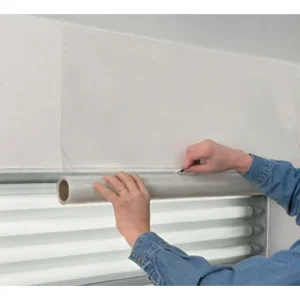 RBL Products 2Mil Paint Booth Wrap Self-Adhering Clear 36″” X 100′ And Roll (438)