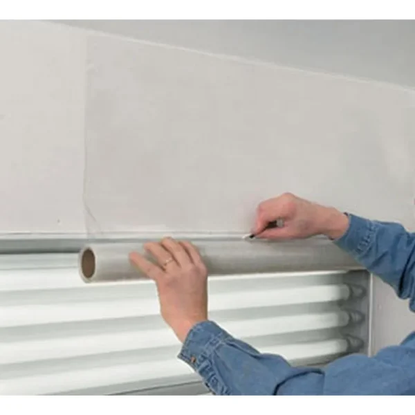 RBL Products 2Mil Paint Booth Wrap Self-Adhering Clear 36″” X 100′ And Roll (438)