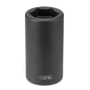 Grey Pneumatic 41Mm X 6 Point Deep #5 Spline Drive Impact Socket (5241MC)