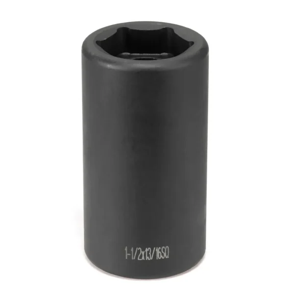 Grey Pneumatic 41Mm X 6 Point Deep #5 Spline Drive Impact Socket (5241MC)