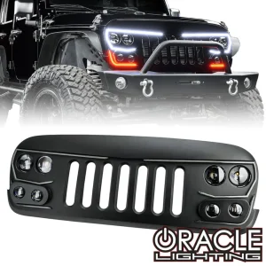 Oracle Lighting VECTOR™ Series Full LED Grill 2007-2018 Jeep Wrangler JK (5817-PRO)