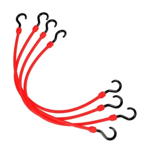 Perfect Bungee 24″ Easy Stretch Bungee Cord – Red – Single (BRFXPC24R)