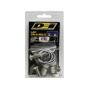 DEI Lite’N Boltz License Plate Lighting Kit, Polished 4-Pack (30309) - view 2
