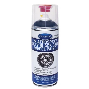 Eastwood 2K AeroSpray Satin Black Rally Wheel Paint (33910Z)