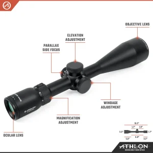 Athlon Optics Argos HMR 4-20×50 MILDOT SFP MIL Reticle (214005) - view 3