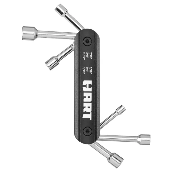 6 PC. SAE Folding Nut Drivers