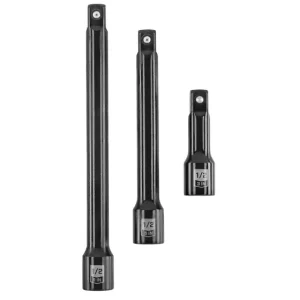 3 PC. 1/2″ Drive Impact Extension Bar Set - view 4