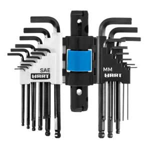 22 PC. Ball End Hex Key Set & Handle