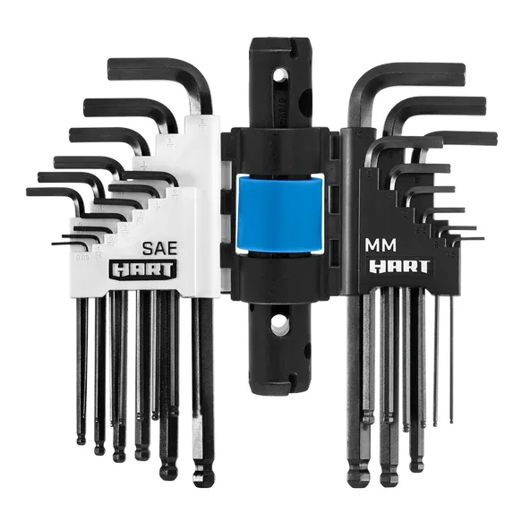 22 PC. Ball End Hex Key Set & Handle