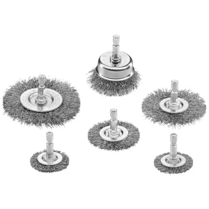 6 PC. Wire Wheel Brush Set - view 2
