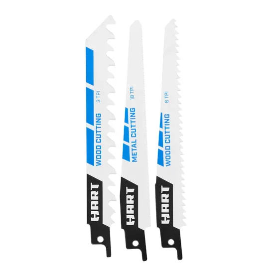 3 PC. All Purpose Reciprocating Saw Blades