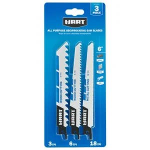 3 PC. All Purpose Reciprocating Saw Blades - view 2