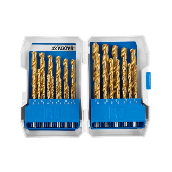 29 PC. Titanium Drill Bit Set