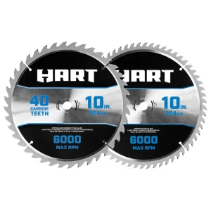 10” 40T & 60T Ripping & Crosscutting Miter Saw Blades - view 3