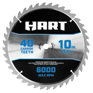 10” 40T & 60T Ripping & Crosscutting Miter Saw Blades - view 4