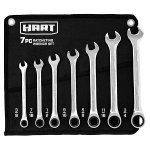 7 PC SAE Ratcheting Wrench Set - view 3
