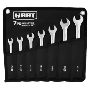 7 PC SAE Ratcheting Wrench Set - view 4